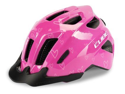 Detská prilba CUBE FINK ružová (Varianta veľkosť S (49-55cm))